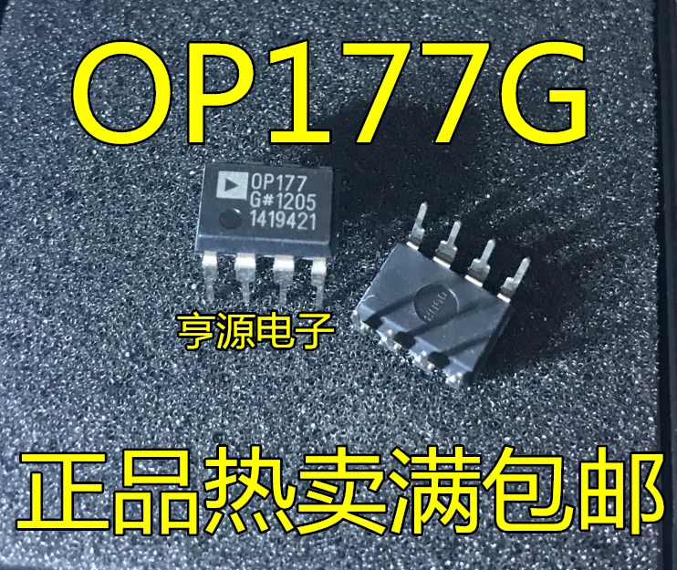 Оригинальный Совершенно новый OP177 OP177G OP177GPZ DIP-8 OP177GP прецизионный операционный усилитель IC чип 
Оригинальный Совершенно новый OP177 OP177G OP177GPZ DIP-8 OP177GP прецизионный операционный усилитель IC чип