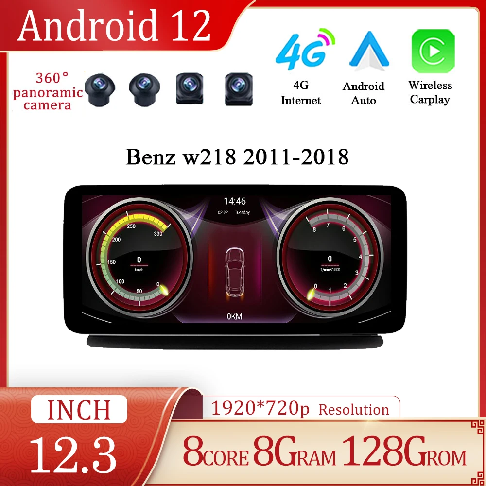 12.3 Inch Android 12 For Mercedes Benz CLS W218 2011 - 2018 Car Touch Screen BT Stereo Car Player Auto GPS Navigation Multimedi
12.3 Inch Android 12 For Mercedes Benz CLS W218 2011 - 2018 Car Touch Screen BT Stereo Car Player Auto GPS Navigation Multimedi