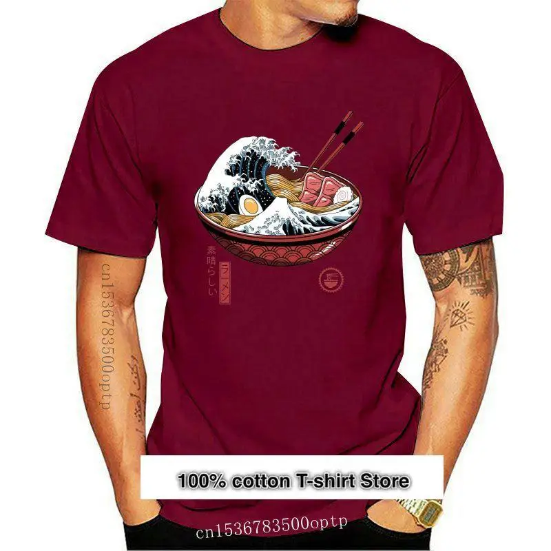 Camiseta 100% de algodón con personalidad para hombre, ropa de moda de gran Ramen Wave, tendencia de verano, 2020
Camiseta 100% de algodón con personalidad para hombre, ropa de moda de gran Ramen Wave, tendencia de verano, 2020