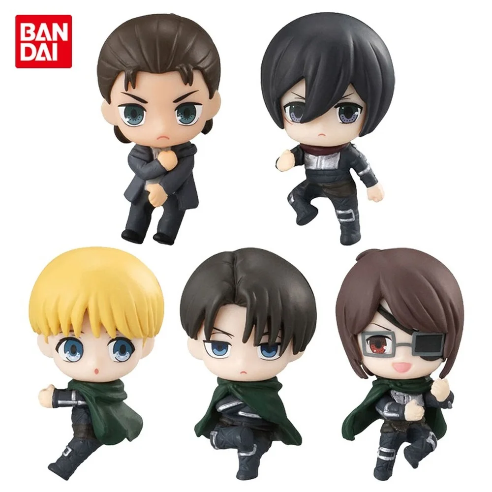 100% Original Bandai Attack on Titan Eren Jaeger Mikasa Ackerman Armin Arlert Rival Ackerman Hugging Data Cable Series Model Toy
100% Original Bandai Attack on Titan Eren Jaeger Mikasa Ackerman Armin Arlert Rival Ackerman Hugging Data Cable Series Model Toy
