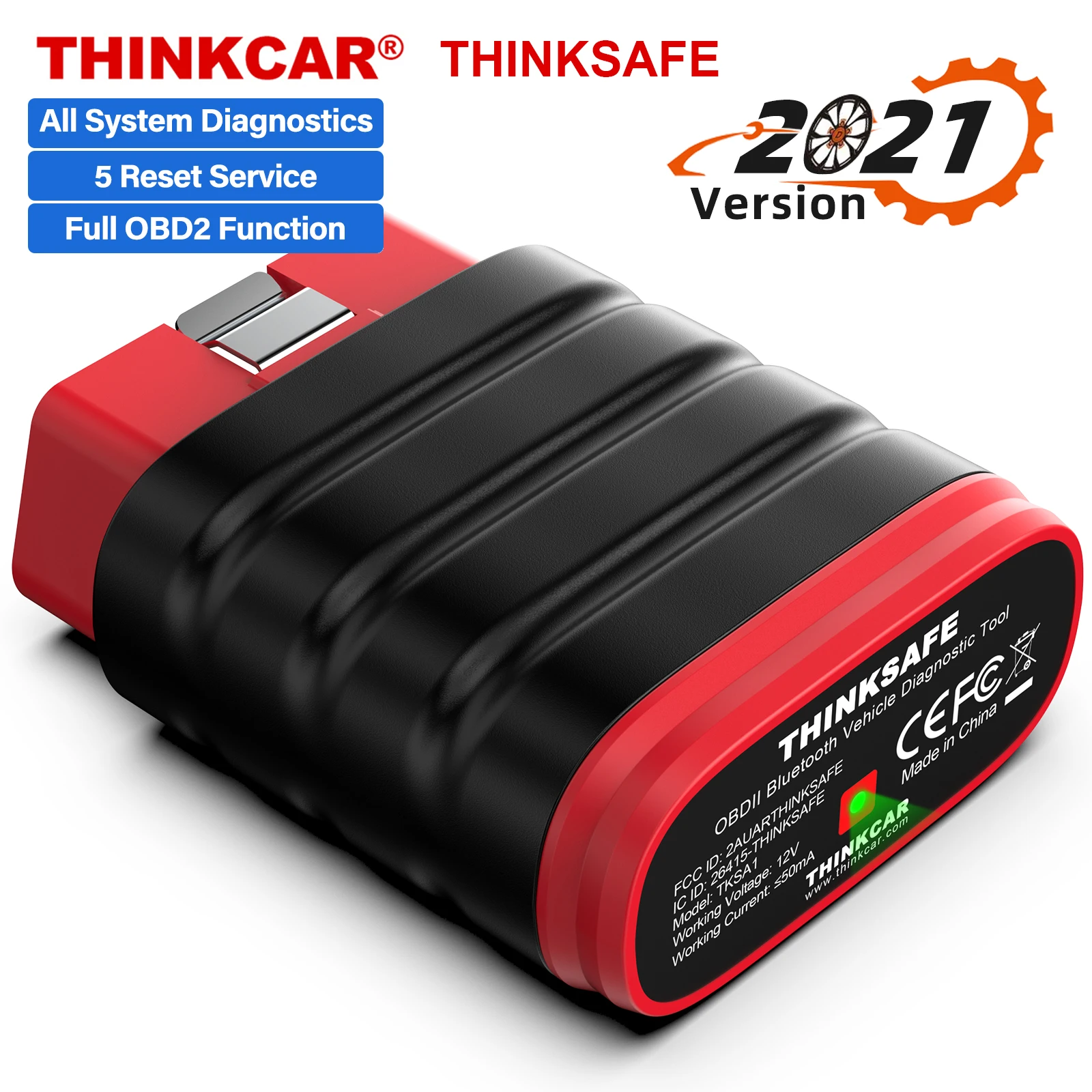 Полный сканер Thinkcar ThinkSafe OBD2 система ABS OIL EPB TPMS SAS Reset OBD 2 считыватель кодов для Android