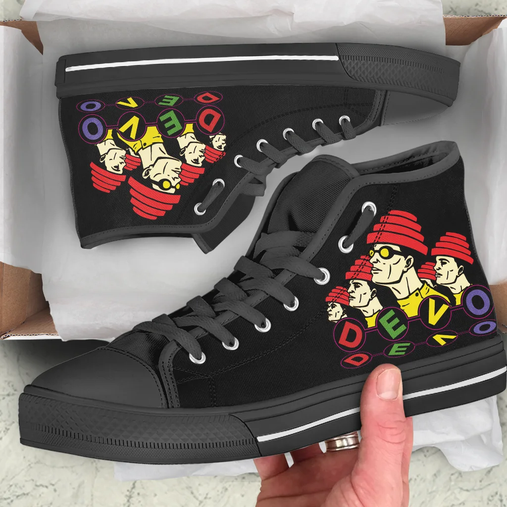 Devo Band Man Woman High Quality High Help Canvas Shoes Hot Canvas Shoes Lightweight Casual Board Shoes Fashion Sneakers
Devo Band Man Woman High Quality High Help Canvas Shoes Hot Canvas Shoes Lightweight Casual Board Shoes Fashion Sneakers