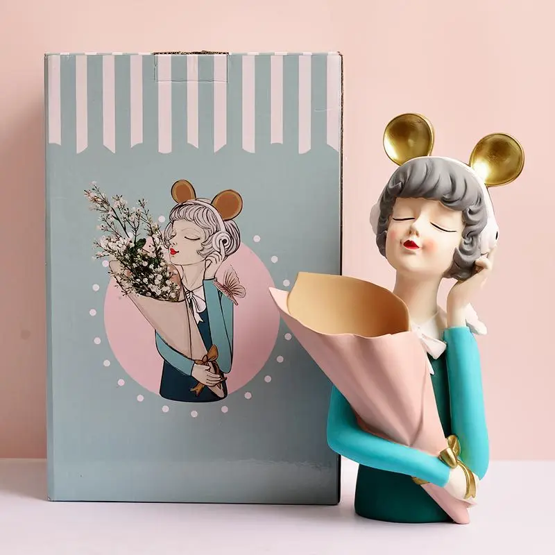 Fashion Birthday Gift Blowing Bubble Girl Statue Girl Bust Home Decoration Accessories Room Decor Nice Gift for Girlfriend
Fashion Birthday Gift Blowing Bubble Girl Statue Girl Bust Home Decoration Accessories Room Decor Nice Gift for Girlfriend