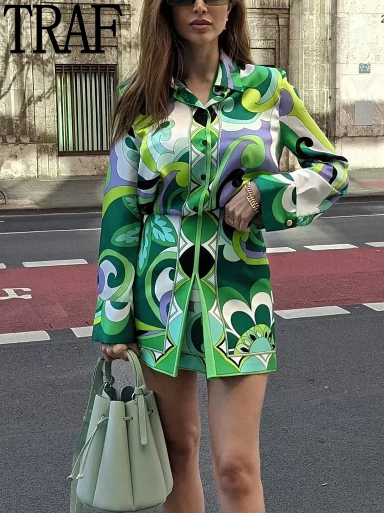 TRAF Woman 2022 Vintage Print Women Shirt Collared Button Up Shirt Fashion Long Sleeve Blouse Female Casual Blouses And Shirts
TRAF Woman 2022 Vintage Print Women Shirt Collared Button Up Shirt Fashion Long Sleeve Blouse Female Casual Blouses And Shirts