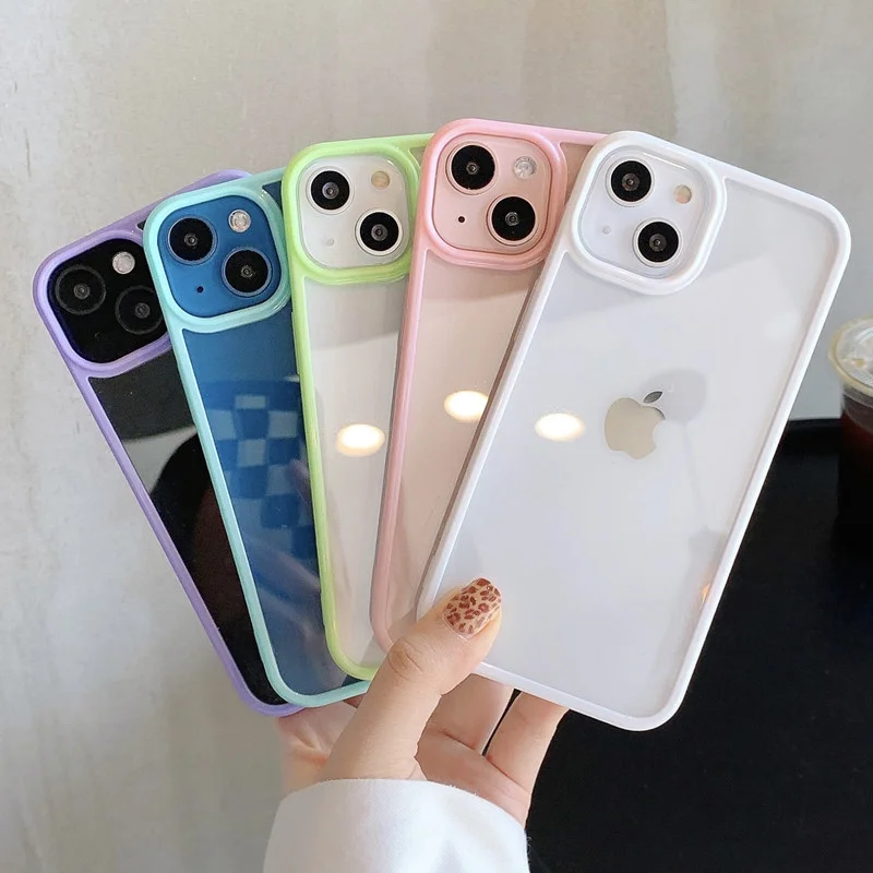 Candy Transparent Case For iPhone 13 12 mini 11 Shockproof Back Cover for iphone 12 Pro Max X XR XS Max 7 8 Plus SE 2020
Candy Transparent Case For iPhone 13 12 mini 11 Shockproof Back Cover for iphone 12 Pro Max X XR XS Max 7 8 Plus SE 2020