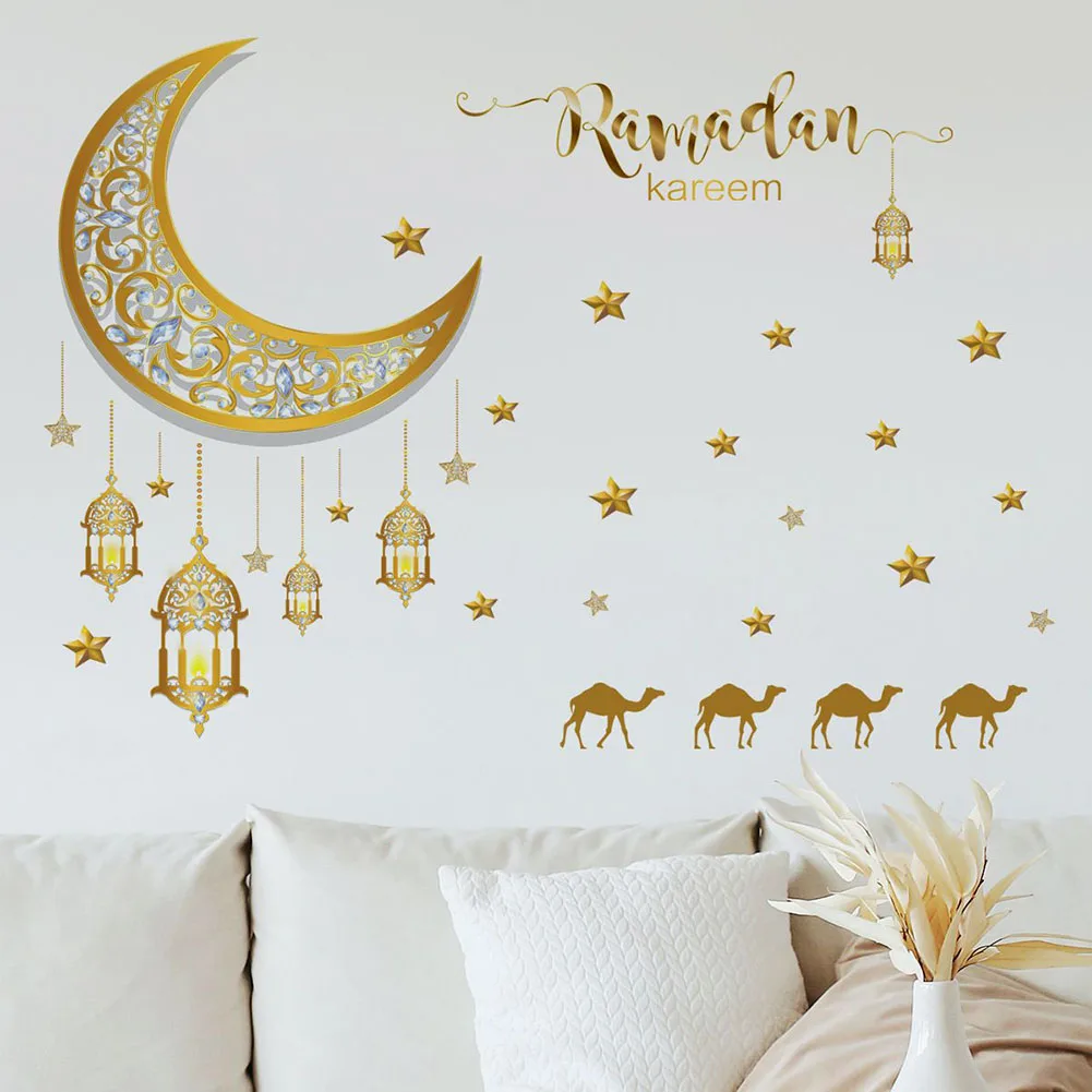 Наклейки на стену Eid Mubarak, луна, звезда, фонарь, самодельная Наклейка на стену, для дома, 2023, искусственная кожа, Декор
Наклейки на стену Eid Mubarak, луна, звезда, фонарь, самодельная Наклейка на стену, для дома, 2023, искусственная кожа, Декор