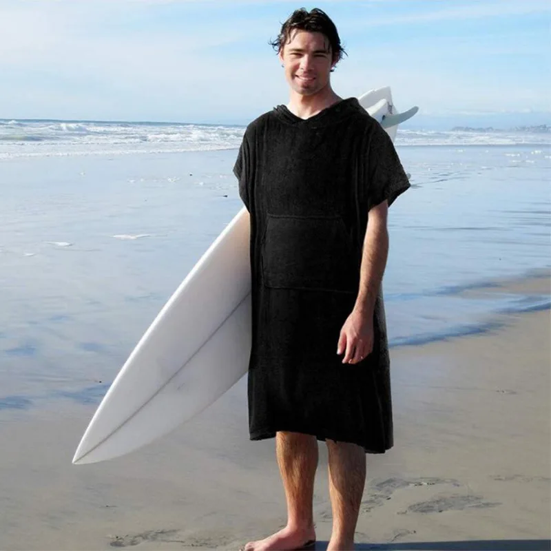 Microfiber with Pocket for Surf Beach Swim Gym Spa Towels Surf Poncho Changing Robe with Hood Quick Dry Wetsuit Changing Towel 
Microfiber with Pocket for Surf Beach Swim Gym Spa Towels Surf Poncho Changing Robe with Hood Quick Dry Wetsuit Changing Towel