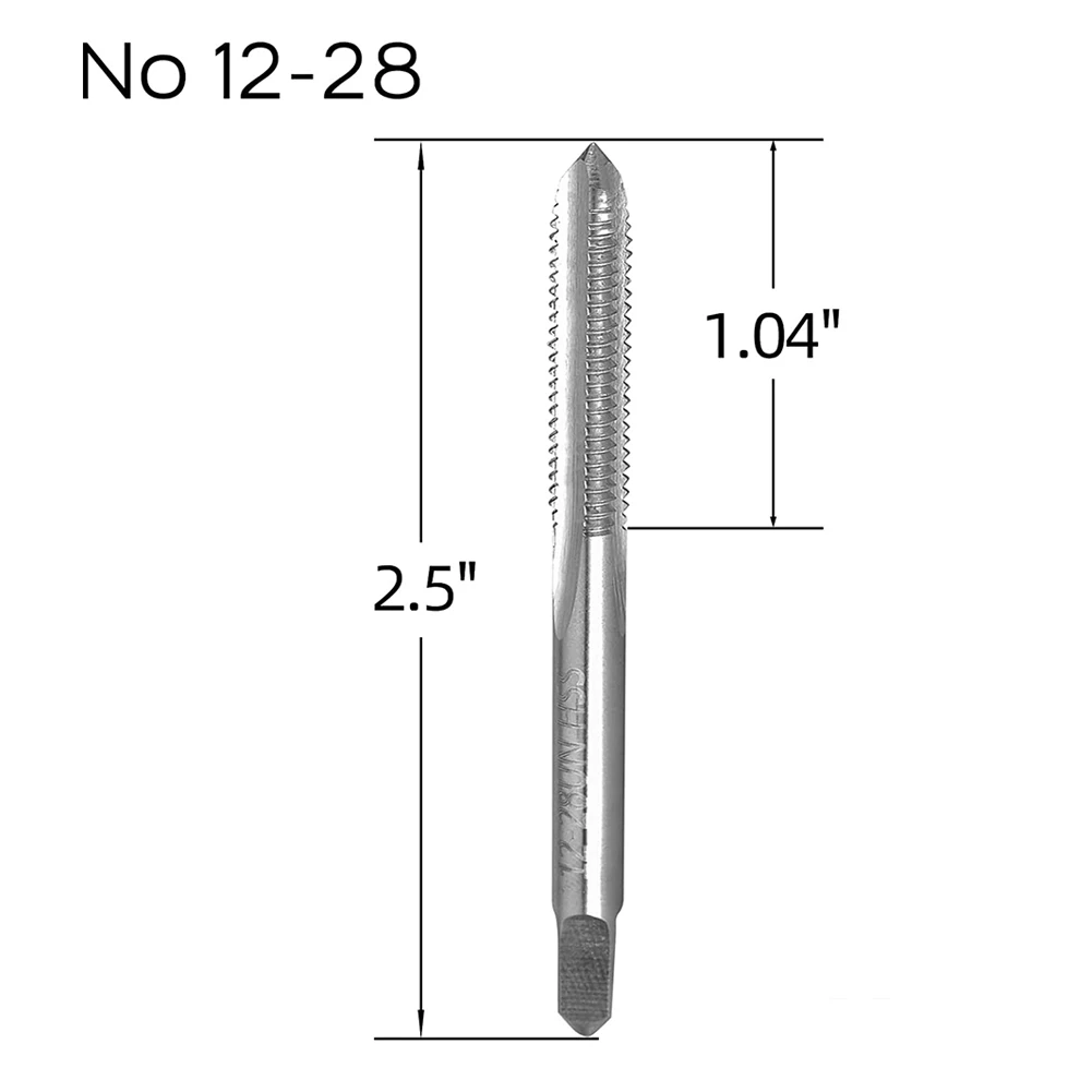 12-28 UNF Tap Die Kit High Speed Steel Right Hand 68mm Length 20mm*7mm Mold Outer High Quality Durable Handle Tool Accessories
12-28 UNF Tap Die Kit High Speed Steel Right Hand 68mm Length 20mm*7mm Mold Outer High Quality Durable Handle Tool Accessories