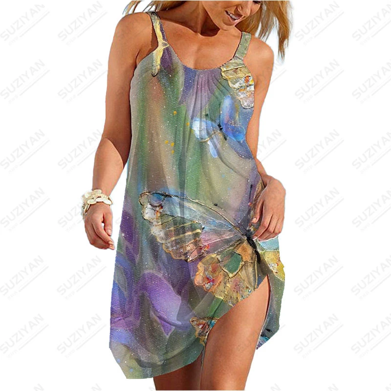 Skull Head Flower Dress Women's Fashion Hot Summer Beach Casual Dress Sexy Mid Length Sun Dress Camo 3D Print Casual Sleepwear 
Skull Head Flower Dress Women's Fashion Hot Summer Beach Casual Dress Sexy Mid Length Sun Dress Camo 3D Print Casual Sleepwear