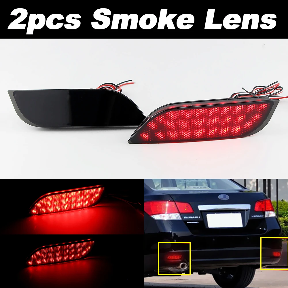 Красные светодиодные отражатели заднего бампера, задние/тормозные фонари, задние противотуманные фары для Subaru Legacy, Exiga, Levorg, XV Crosstrek, Image, WRX, WRX STI 
Красные светодиодные отражатели заднего бампера, задние/тормозные фонари, задние противотуманные фары для Subaru Legacy, Exiga, Levorg, XV Crosstrek, Image, WRX, WRX STI