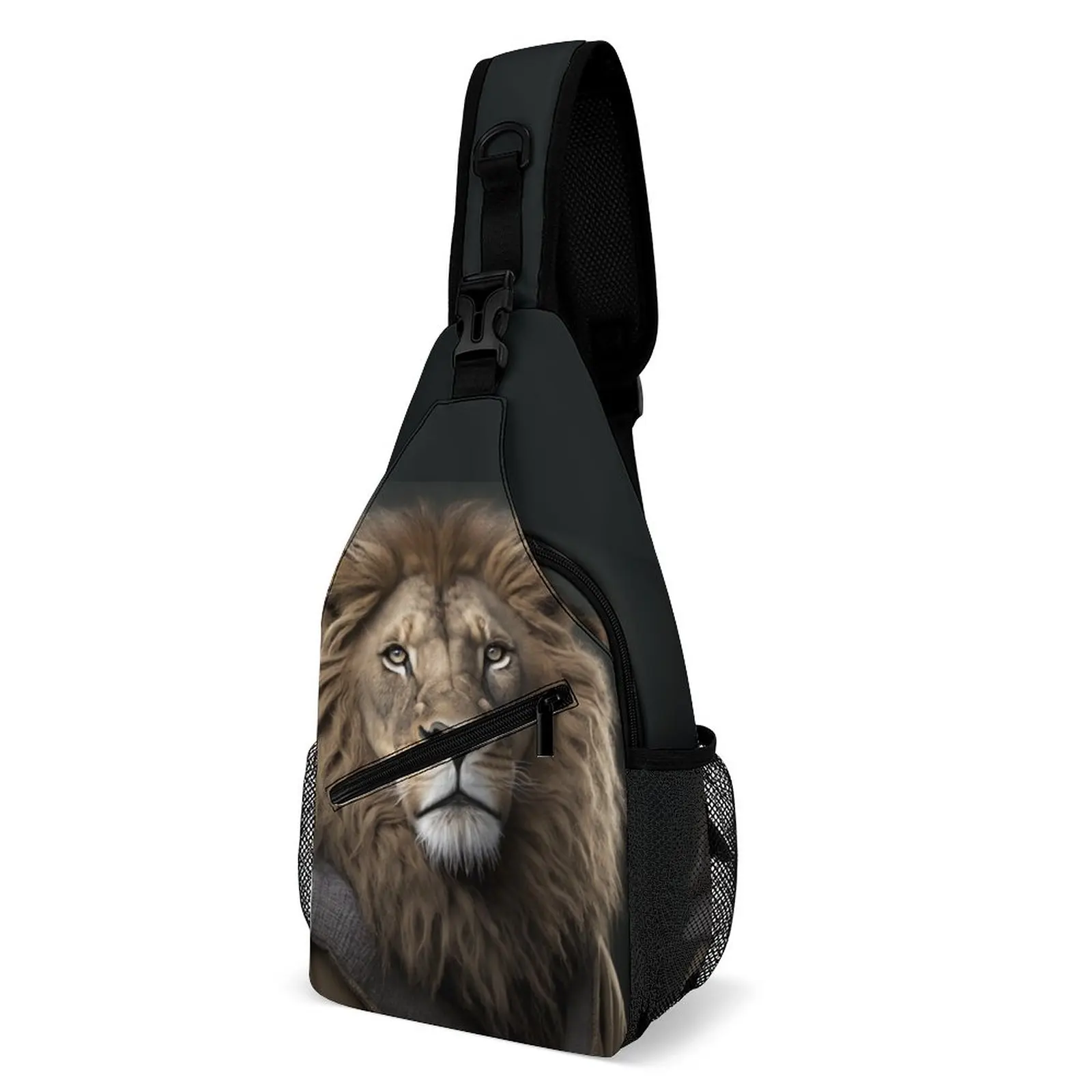 Lion Chest Bags Male Dapper Clothing Graphic Design Shoulder Bag Leisure Business Small Bag Trip Outdoor Sling Bags
Lion Chest Bags Male Dapper Clothing Graphic Design Shoulder Bag Leisure Business Small Bag Trip Outdoor Sling Bags