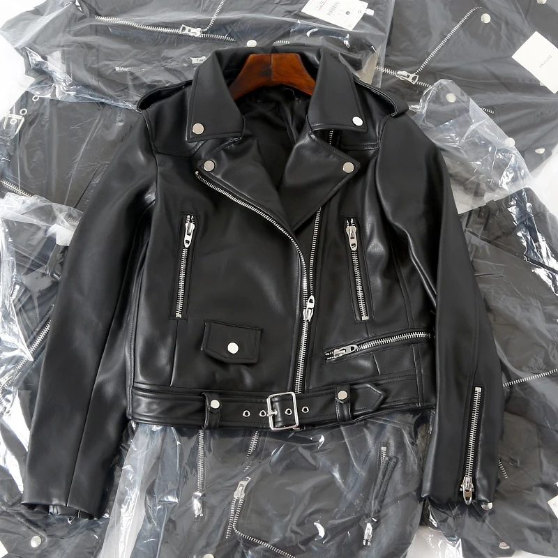 Pu Leather Jacket Women Black Motorcycle Biker Locomotive Design Slim Slimming Short Coat
Pu Leather Jacket Women Black Motorcycle Biker Locomotive Design Slim Slimming Short Coat