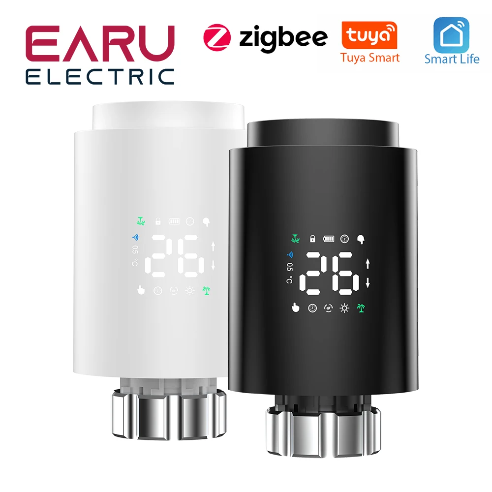 Привод радиатора Tuya Smart ZigBee, программируемый термостатический клапан радиатора с дистанционным управлением через приложение, с поддержкой Alexa
Привод радиатора Tuya Smart ZigBee, программируемый термостатический клапан радиатора с дистанционным управлением через приложение, с поддержкой Alexa