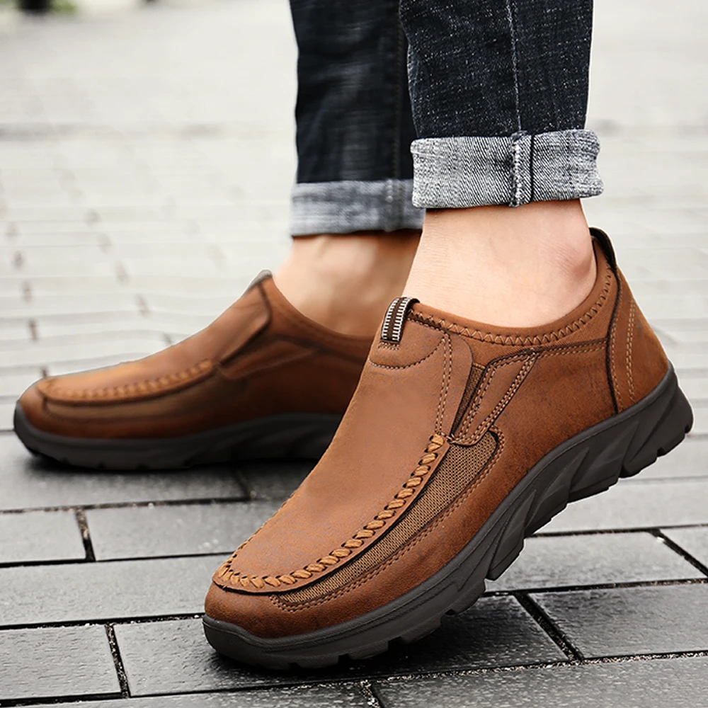 Men Casual Shoes Handmade PU leather shoes male Loafers 2022 Fashion Retro flats slip on Men Shoes plus size 38-48
Men Casual Shoes Handmade PU leather shoes male Loafers 2022 Fashion Retro flats slip on Men Shoes plus size 38-48