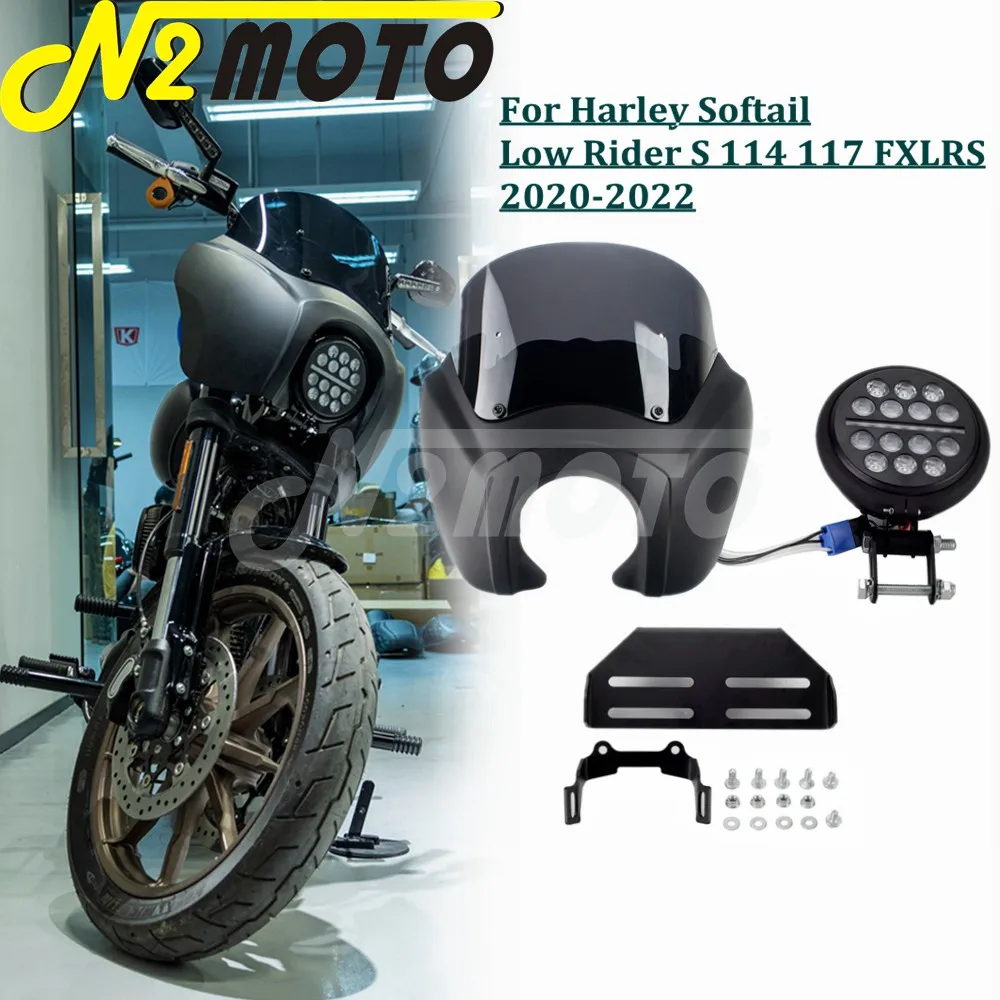 Обтекатель для фар Harley Softail Low Rider S 114 117 FXLRS, 9 дюймов, лобовое стекло W/5,75 дюйма, кронштейн для светодиодной фары, заклепки, накладка
Обтекатель для фар Harley Softail Low Rider S 114 117 FXLRS, 9 дюймов, лобовое стекло W/5,75 дюйма, кронштейн для светодиодной фары, заклепки, накладка