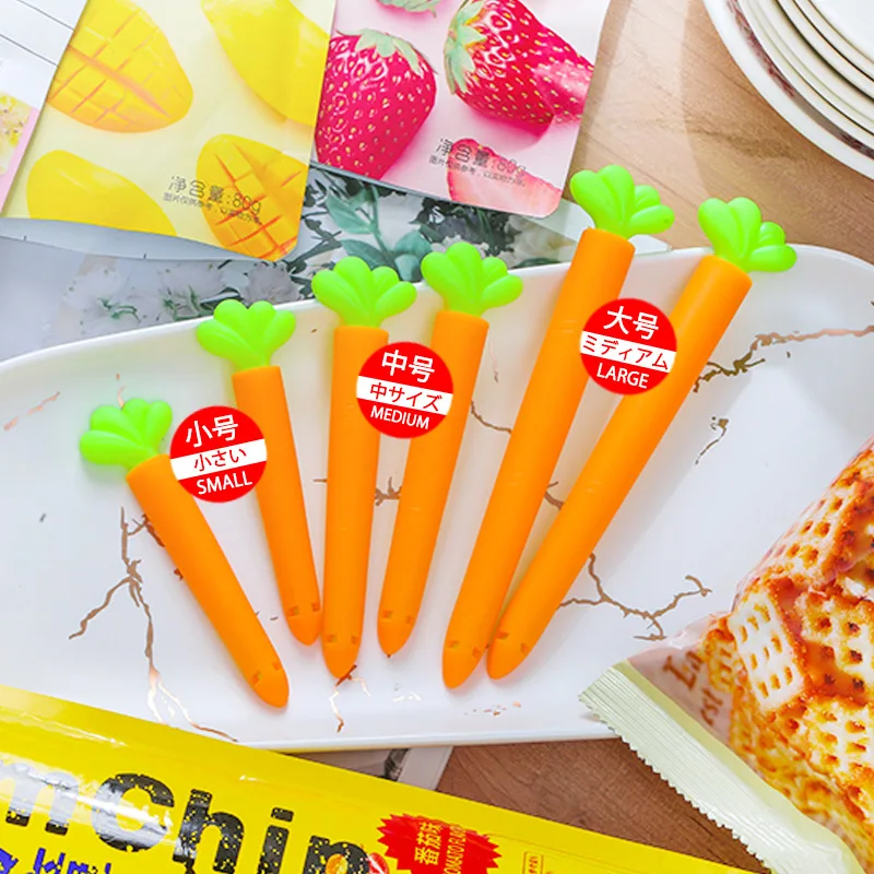 Food Sealing Clip Cartoon Orange Carrot Shape Moisture-Proof Closure Clamp for Food Fresh Keeping Kitchen Tools Dropshipping
Food Sealing Clip Cartoon Orange Carrot Shape Moisture-Proof Closure Clamp for Food Fresh Keeping Kitchen Tools Dropshipping