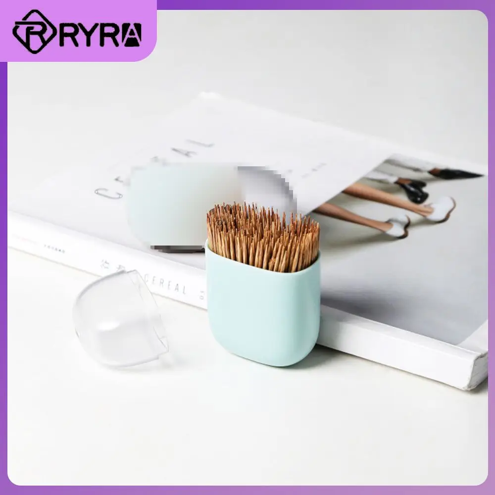 

Material Absmagnetic Adhesive Multi Functional Toothpick Holder Toothpick Case Magnetic Adsorption Toothpick Holder 3 Colors