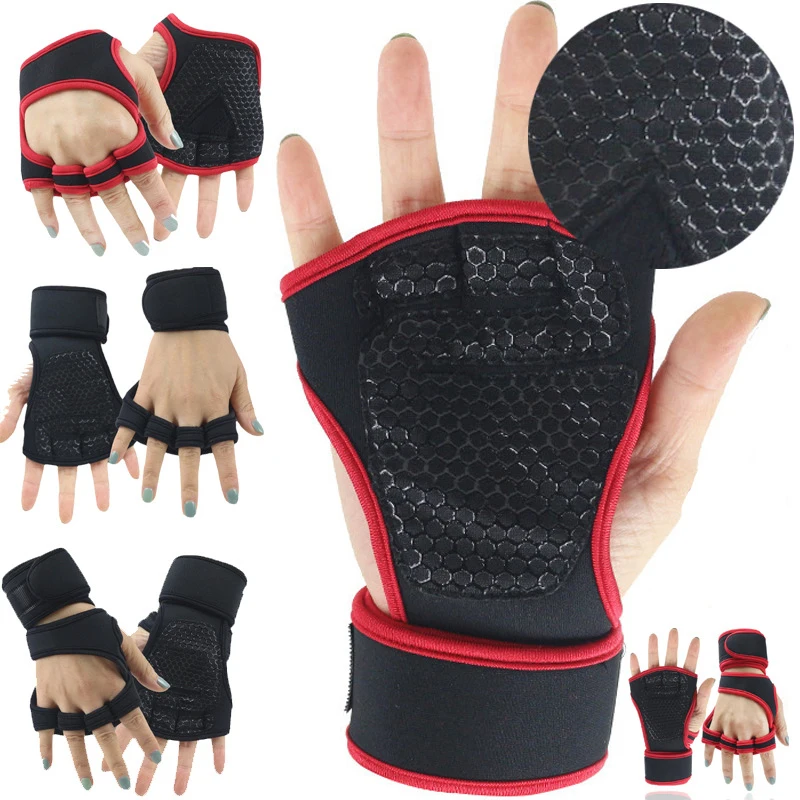 1Pair Of Sports Half Finger Gloves Weightlifting Training Gloves Fitness Sports Hand Wrist Palm Protector Gloves
1Pair Of Sports Half Finger Gloves Weightlifting Training Gloves Fitness Sports Hand Wrist Palm Protector Gloves
