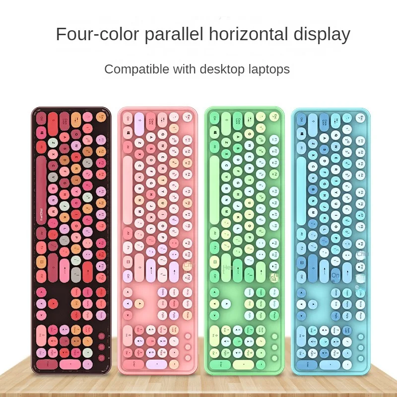 

Fashionable Wireless Keyboard and Mouse Set in Stunning Colors - The Perfect GiftAre you tired of boring and dull computer acce