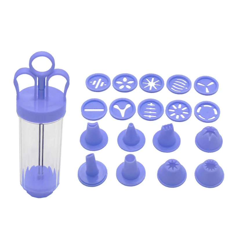 New Diy Manual Cookie Press Maker Machine Gun Decorating Squeezing Machine for Making Churros Device Fritters Baking Tool
New Diy Manual Cookie Press Maker Machine Gun Decorating Squeezing Machine for Making Churros Device Fritters Baking Tool