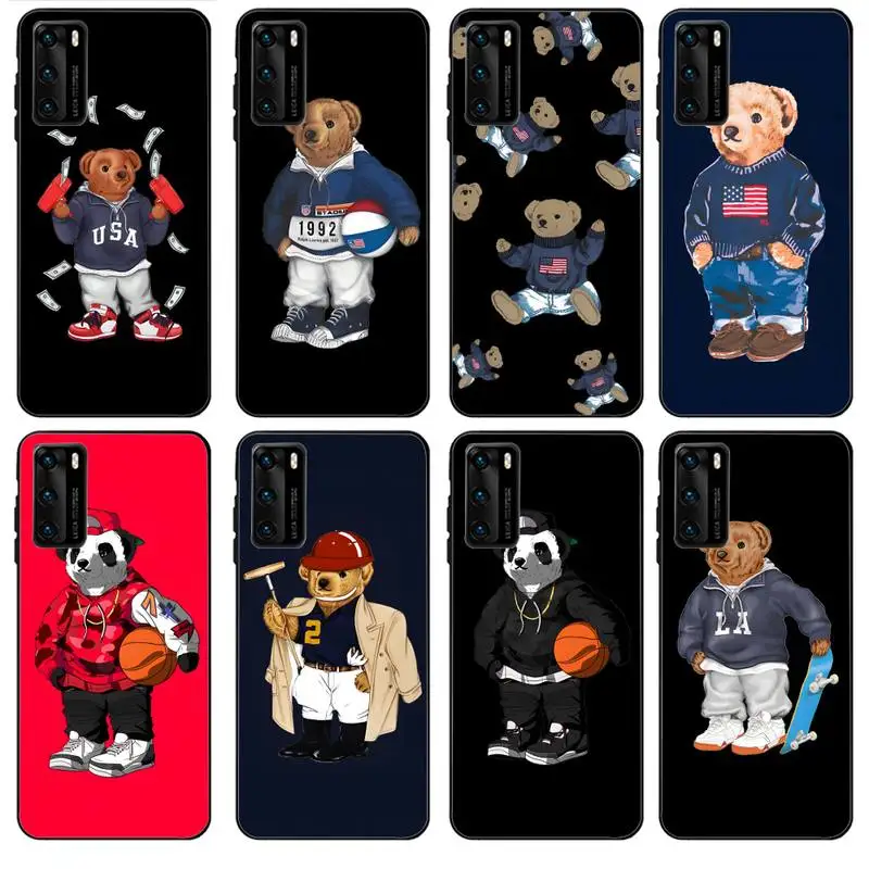 Cute Luxury Toy Bear Phone Case For Huawei Y9 Y7 Y5 Y6 Prime 2019 Y9s Mate 30 20 10 Lite 40 Pro Nova 5t Silicone Cover
Cute Luxury Toy Bear Phone Case For Huawei Y9 Y7 Y5 Y6 Prime 2019 Y9s Mate 30 20 10 Lite 40 Pro Nova 5t Silicone Cover