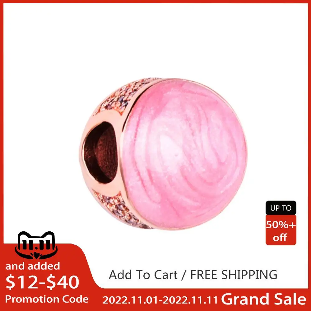 Limited Inventory 925 Solid Silver Beads Charms Colours Pink Swirl Fit Pandora Original Bracelet Women DIY Jewelry Lover Gift
Limited Inventory 925 Solid Silver Beads Charms Colours Pink Swirl Fit Pandora Original Bracelet Women DIY Jewelry Lover Gift