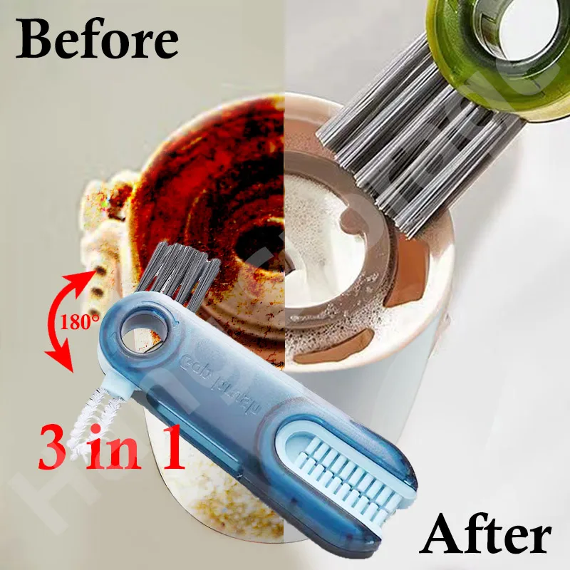 Teacup Brush 3 In 1 Bottle Gap Cleaner Brush Multifunctional Brush Cup Crevice Cleaning Tools Mini Silicone Cup-Holder Cleaner
Teacup Brush 3 In 1 Bottle Gap Cleaner Brush Multifunctional Brush Cup Crevice Cleaning Tools Mini Silicone Cup-Holder Cleaner