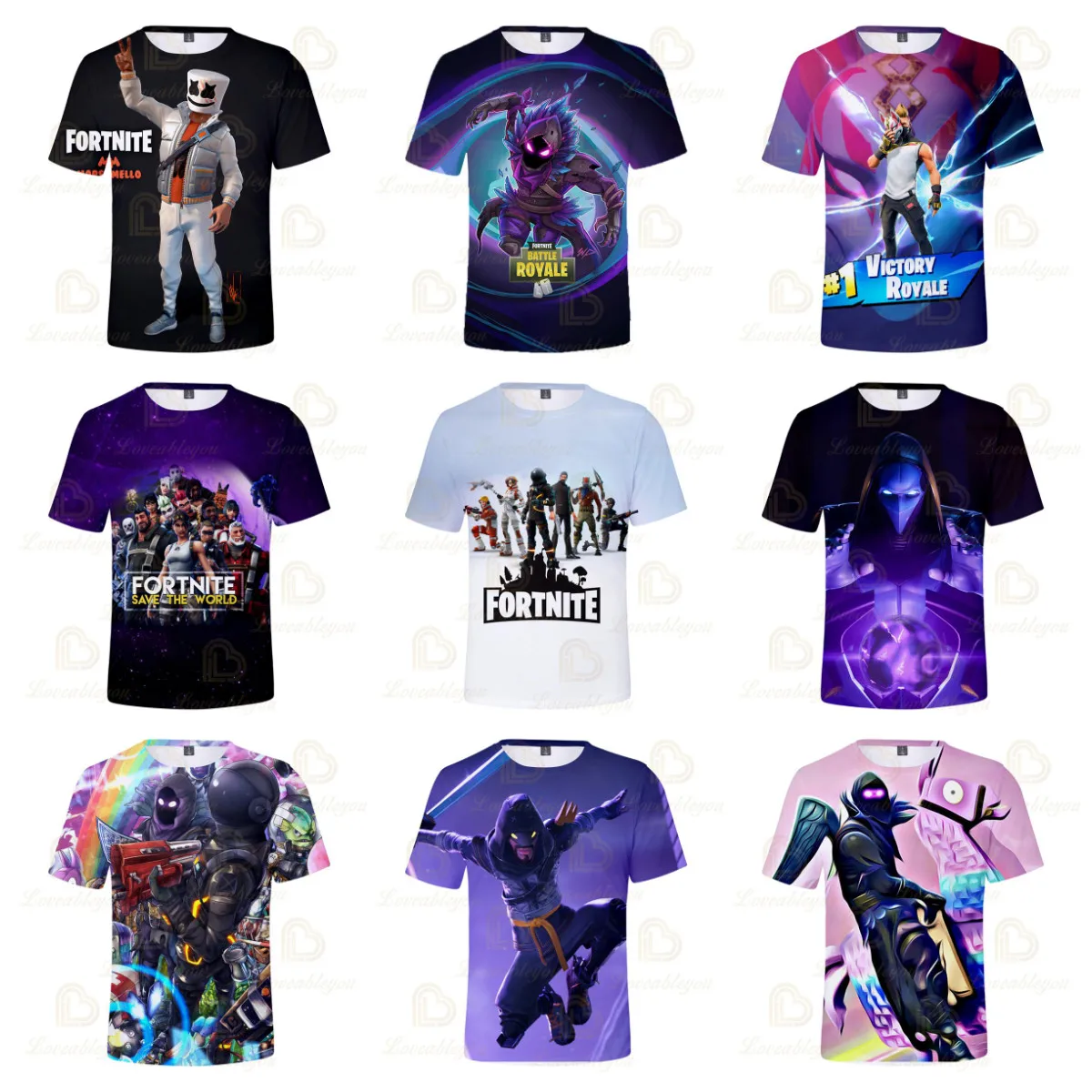 

Fortnite Men and Women Victory Boys Girls Cartoon Jacket Tops Teen Clothes 3 To 14 Years Kids T-shirt Game 3D Printed Tshirt