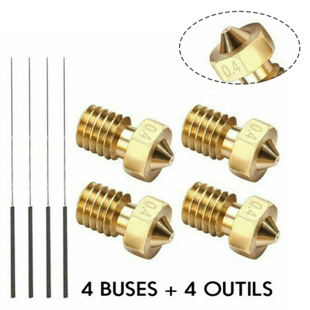 Nozzle Extruder Nozzle 0.4mm 1 Set 1.75mm Filament Cleaning Tools For 3D Printer For Anycubic I3 Mega / MEGA-S
Nozzle Extruder Nozzle 0.4mm 1 Set 1.75mm Filament Cleaning Tools For 3D Printer For Anycubic I3 Mega / MEGA-S