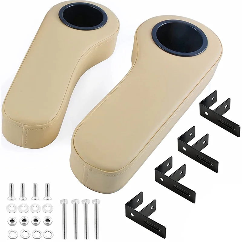 Golf Cart Armrest with Cup Holder, Drink Holder for Club Car EzGo Yamaha Rear Seat Kit Beige
Golf Cart Armrest with Cup Holder, Drink Holder for Club Car EzGo Yamaha Rear Seat Kit Beige