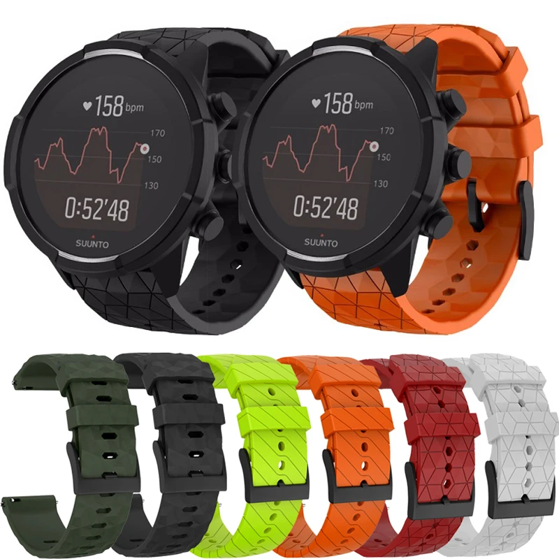 24mm Strap for Suunto 7/Suunto 9 Replacement Wristband Soft Silicone Sports Strap for Suunto 9 Baro/9 Spartan/9 GPS Strap
24mm Strap for Suunto 7/Suunto 9 Replacement Wristband Soft Silicone Sports Strap for Suunto 9 Baro/9 Spartan/9 GPS Strap