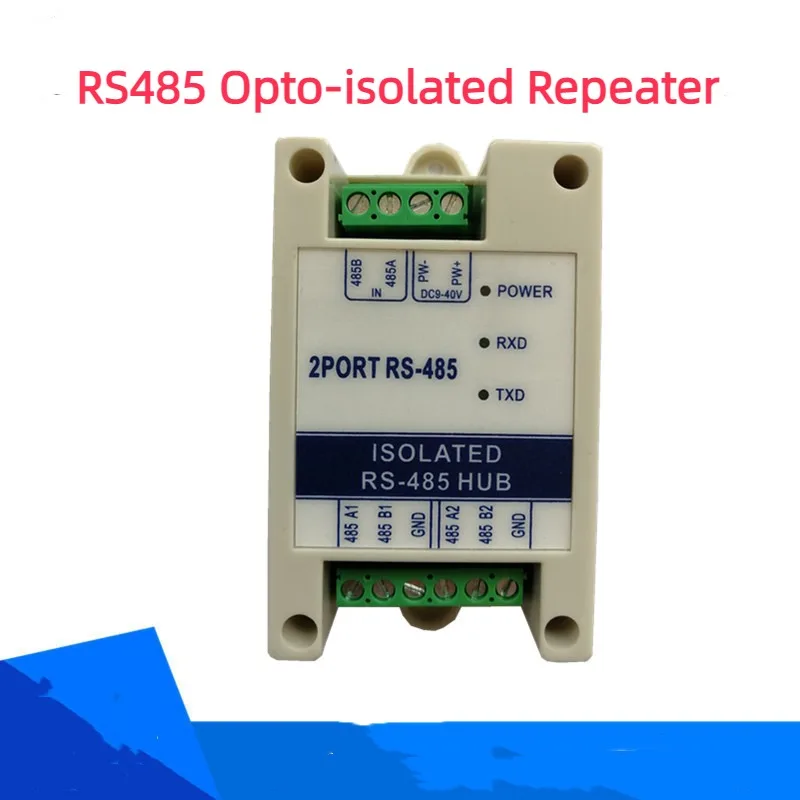 RS485 Repeater, Amplifier, Industrial-grade Photoelectric Isolation, Lightning Protection and Anti-interference
RS485 Repeater, Amplifier, Industrial-grade Photoelectric Isolation, Lightning Protection and Anti-interference