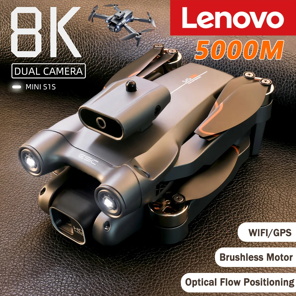 Lenovo S1S Drones 4K/8K Professional HD Aerial Photography Intelligent Obstacle Avoidance Quadcopter Brushless Motor Mini Drone
Lenovo S1S Drones 4K/8K Professional HD Aerial Photography Intelligent Obstacle Avoidance Quadcopter Brushless Motor Mini Drone