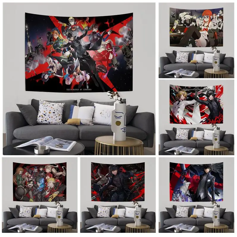 Persona 5 Tapestry Art Printing Wall Hanging Decoration Household Kawaii Room Decor
Persona 5 Tapestry Art Printing Wall Hanging Decoration Household Kawaii Room Decor