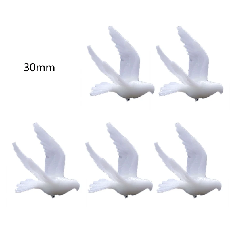 

5x 3D Mini Resin Filler Mold Dove of Peace Model Jewelry Making Supplies for Art Resin Molds Crafts DIY Filler Material