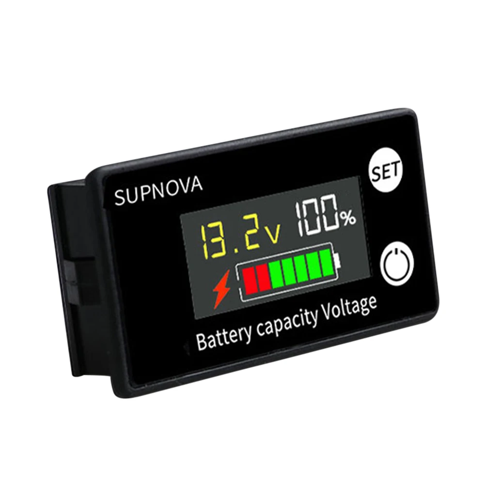 DC 8V-100V Battery Capacity Indicator Lead Acid Lithium Battery Capacity Gauge Monitors Car Motorcycle Voltmeter With LCD Screen
DC 8V-100V Battery Capacity Indicator Lead Acid Lithium Battery Capacity Gauge Monitors Car Motorcycle Voltmeter With LCD Screen