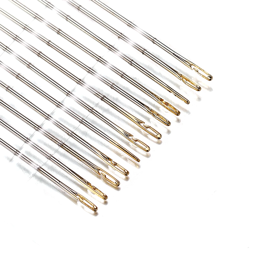 6-12pcs Blind Needle Elderly Needle-side Hole Hand Household Sewing Stainless Steel Needless Threading Apparel Sewing
6-12pcs Blind Needle Elderly Needle-side Hole Hand Household Sewing Stainless Steel Needless Threading Apparel Sewing