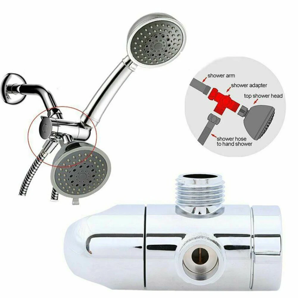ABS Three Way Socket Water Separator Faucet Top Spray Shower Arm Tee Diverter Boom Transfer Bathroom Silver Handheld Shower Head
ABS Three Way Socket Water Separator Faucet Top Spray Shower Arm Tee Diverter Boom Transfer Bathroom Silver Handheld Shower Head