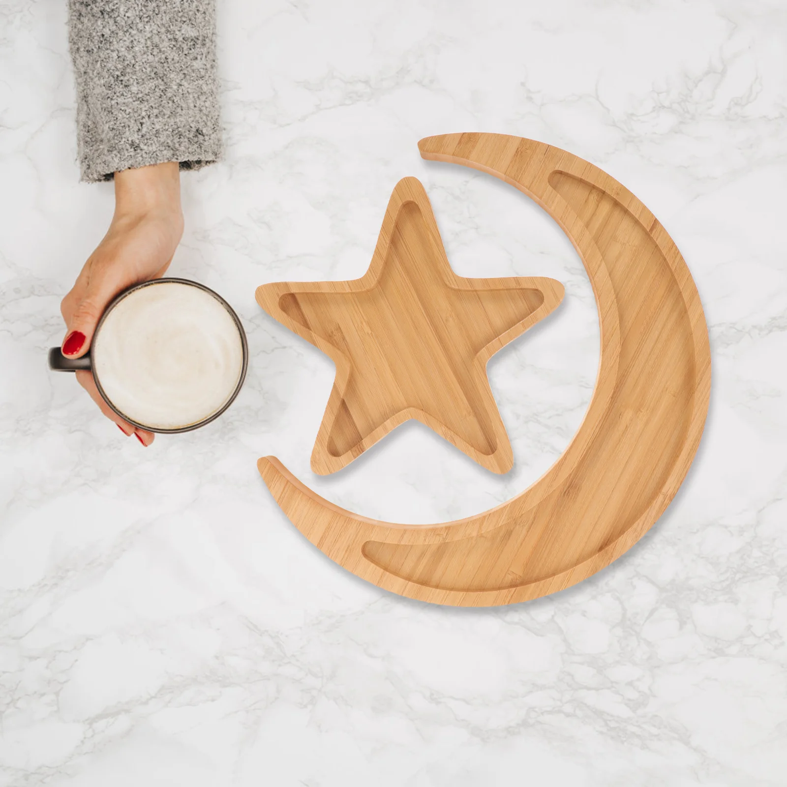 2 Pcs Pallets Bread Tray Wear-resistant Fruit Moon Bamboo Serving Small Trays Food Dish Child
2 Pcs Pallets Bread Tray Wear-resistant Fruit Moon Bamboo Serving Small Trays Food Dish Child
