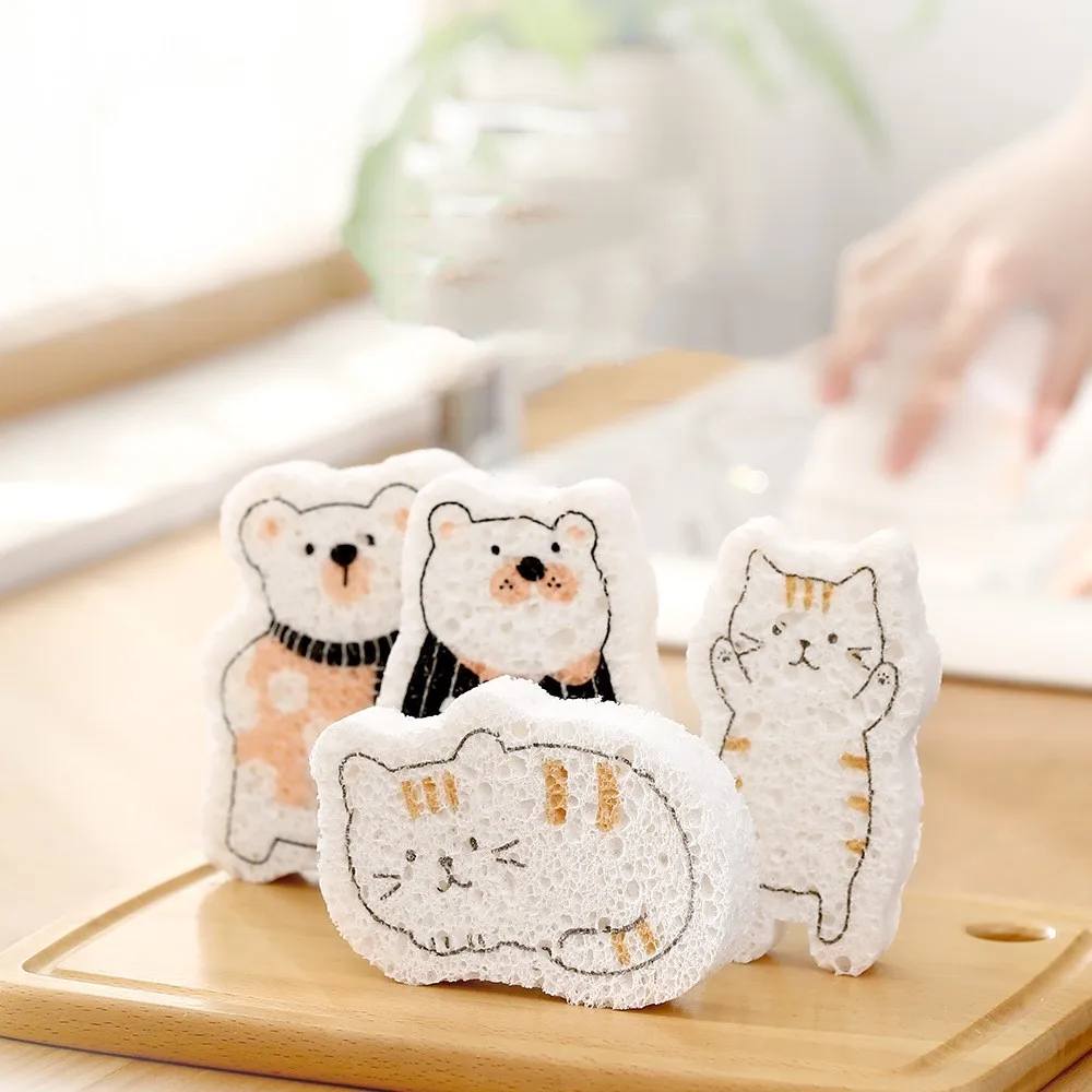 Youpin Sponge Cleaning Cloth Cartoon Bear Cat Kitchen Clean Compressed Wood Pulp Soft Water Swelling Sponge Cleaning Cloth
Youpin Sponge Cleaning Cloth Cartoon Bear Cat Kitchen Clean Compressed Wood Pulp Soft Water Swelling Sponge Cleaning Cloth