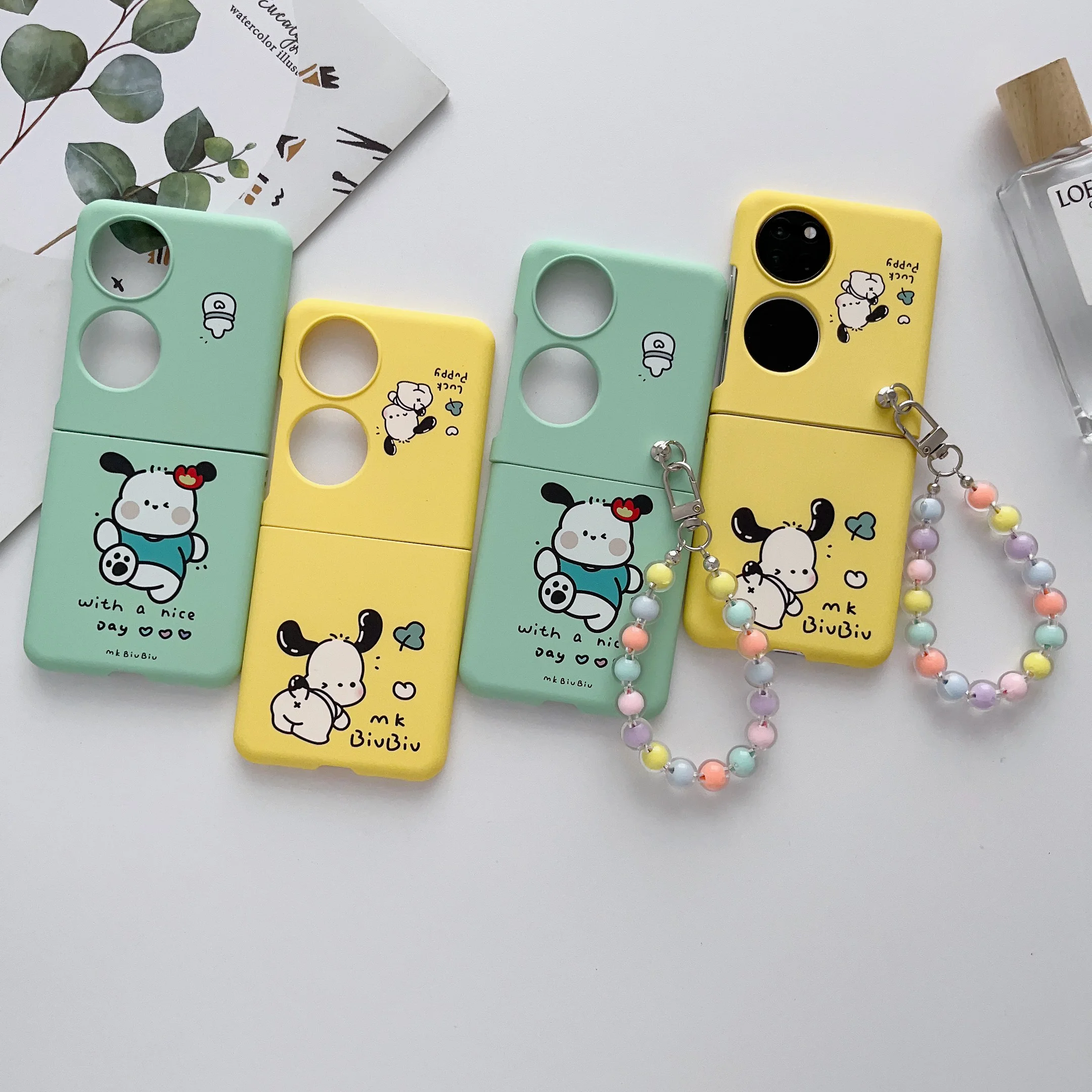 Suitable for Huawei P50pocket fuel injection cartoon pacha dog folding phone case back cover
Suitable for Huawei P50pocket fuel injection cartoon pacha dog folding phone case back cover