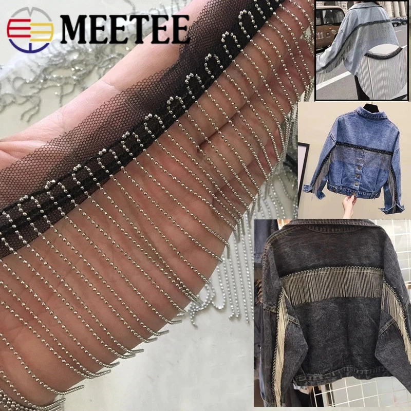 2/5Yards Meetee 3/6/8/9/10/12CM Metal Chain Beaded Tassels Fringe Trim DIY Crafts Clothing Jeans Decoration Sewing Accessories
2/5Yards Meetee 3/6/8/9/10/12CM Metal Chain Beaded Tassels Fringe Trim DIY Crafts Clothing Jeans Decoration Sewing Accessories