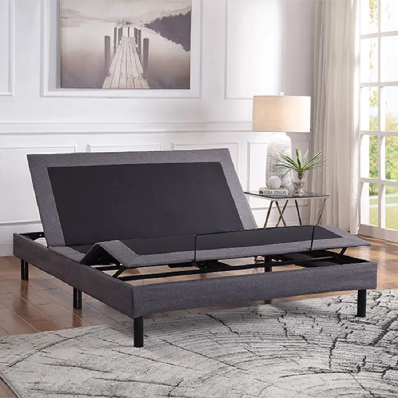 New Fashion Design Smart Double Queen King Size Iron Material Electric Adjustable Bed
New Fashion Design Smart Double Queen King Size Iron Material Electric Adjustable Bed