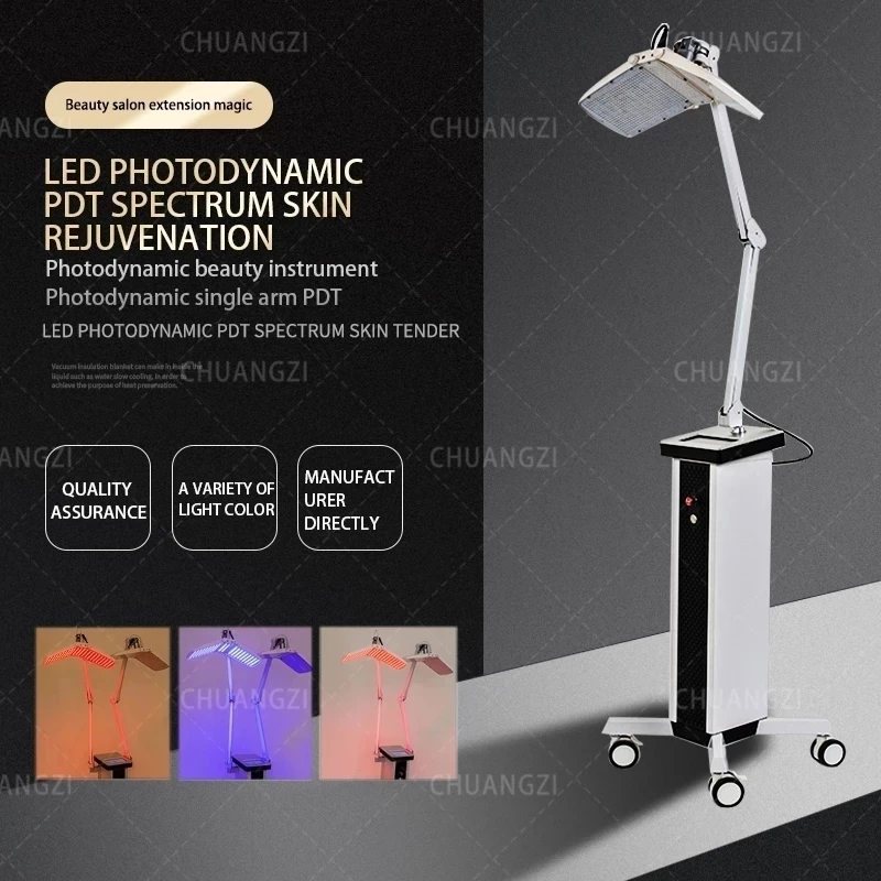 

2022 New Arrival Double Arm Led PDT Light Therapy Bio-Light 7 Color Facial Rejuvenation Phototherapy Skin Care Beauty Machine