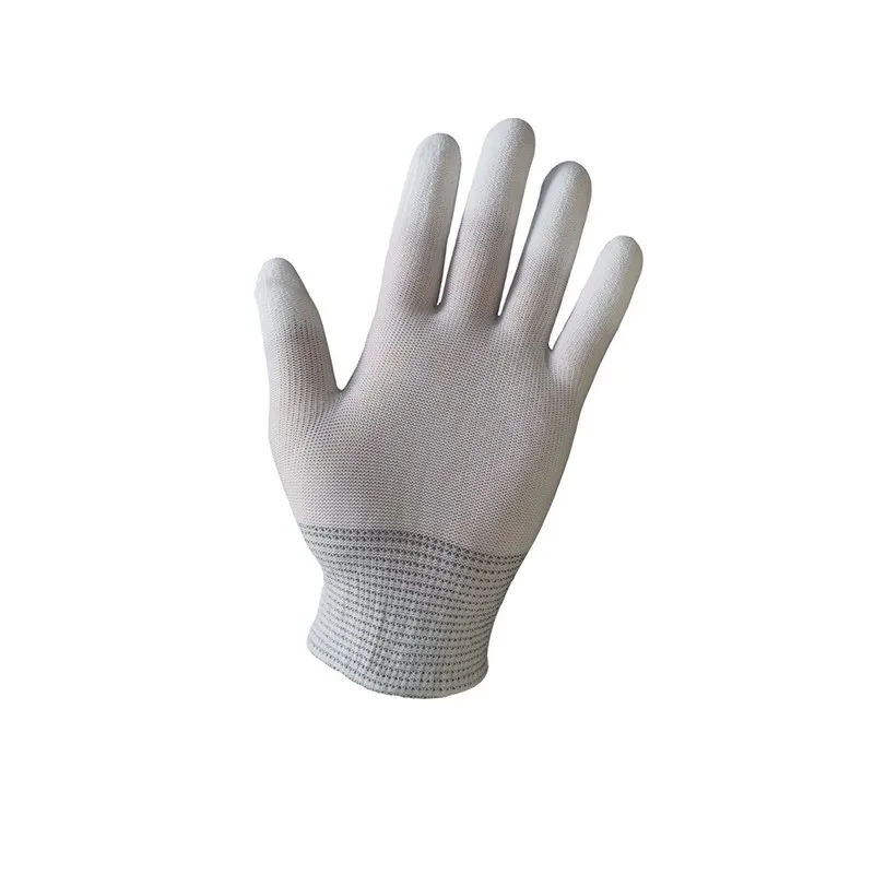 

New 1Pair Antistatic Gloves Anti Static ESD Electronic Working Gloves Pu Finger Coated Finger PC Antiskid for Finger Protection
