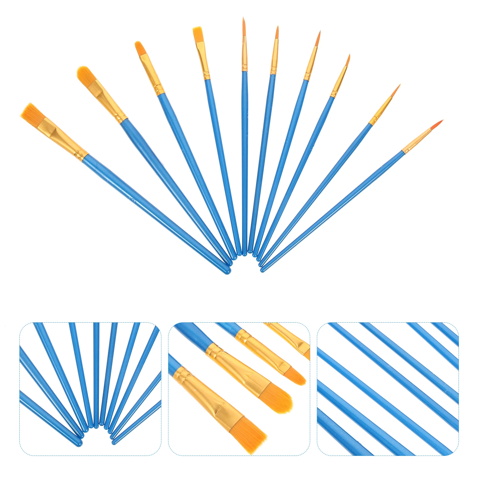 20 Pcs Suit Oil Brush Set Travel Mini Chips Miniature Brushes Nylon Painting Supplies
20 Pcs Suit Oil Brush Set Travel Mini Chips Miniature Brushes Nylon Painting Supplies