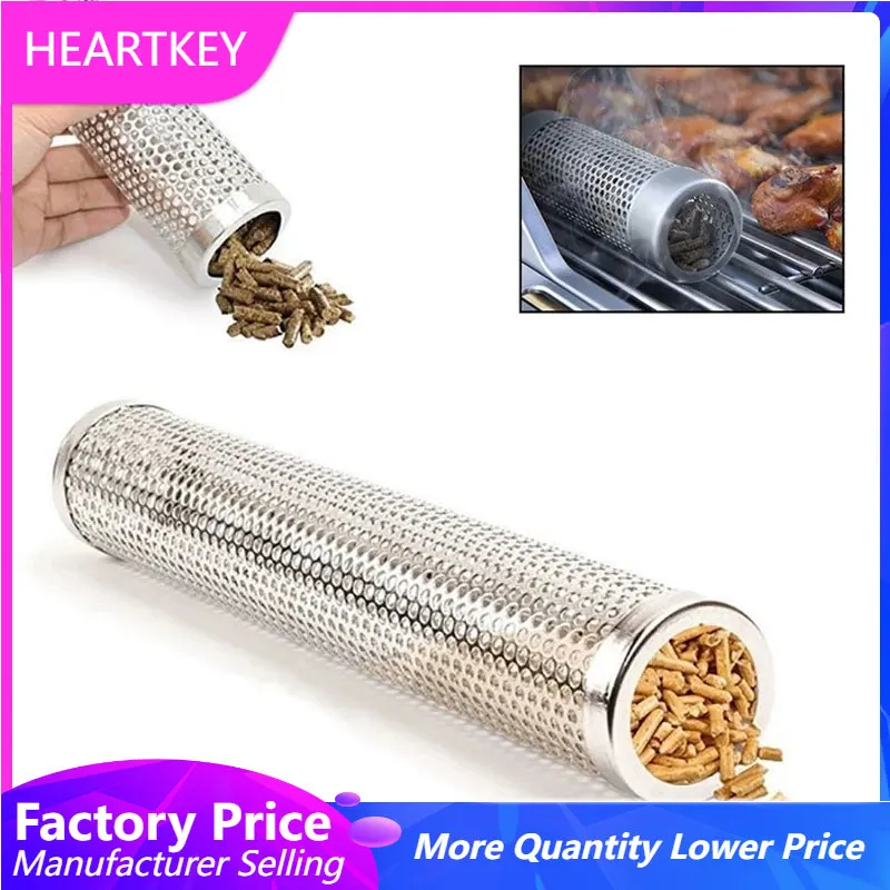 BBQ Smoker Tube Stainless Steel Barbecue Smoking Mesh Tube BBQ Accessories Pellet Smoker Filter Tool Kitchen Utensils
BBQ Smoker Tube Stainless Steel Barbecue Smoking Mesh Tube BBQ Accessories Pellet Smoker Filter Tool Kitchen Utensils