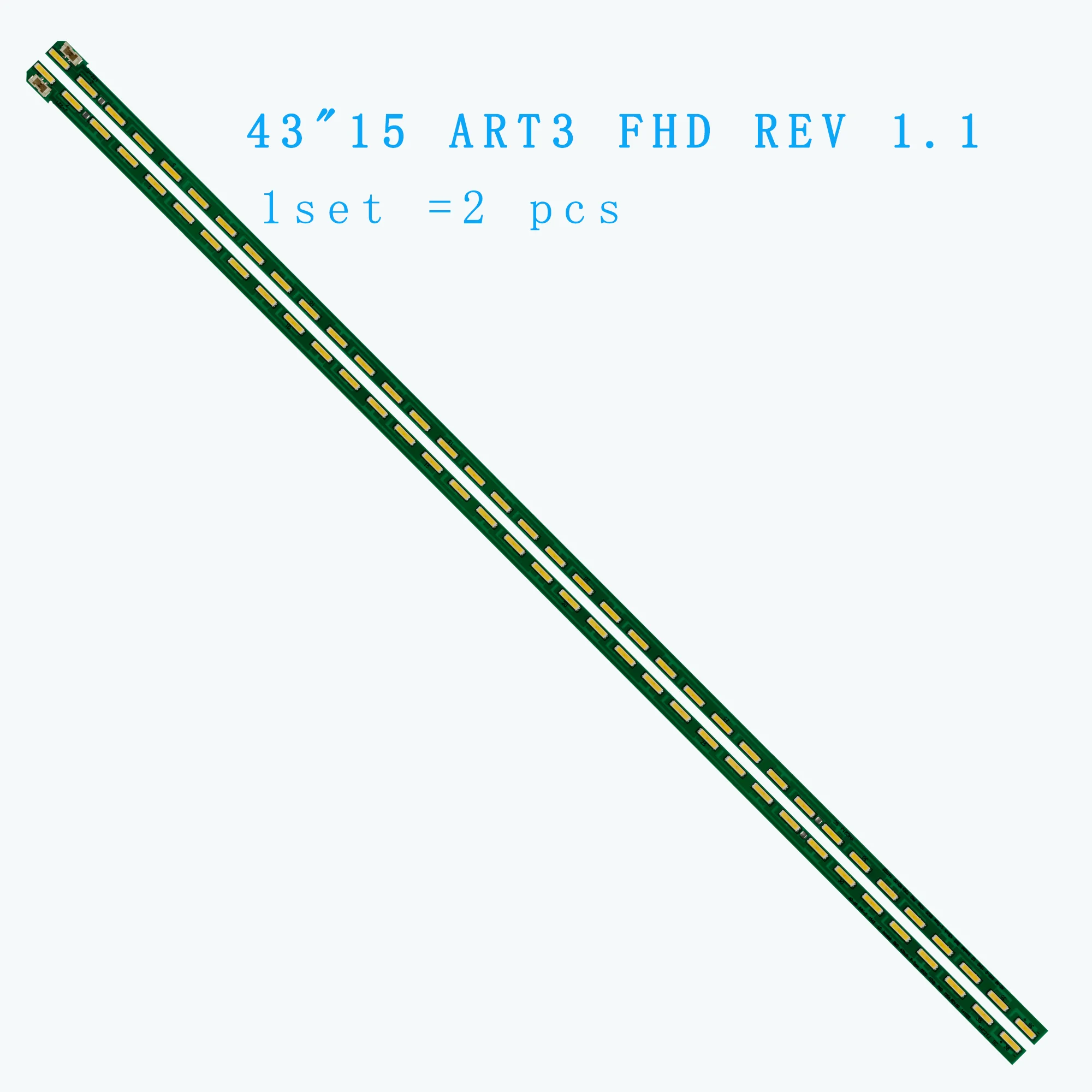 2pcs LED Backlight Strip For LG 43 V15 ART3 FHD R L 43LX540S 43LF6350 43LF5700 43UF6750 43UF6800 6922L-0145A 6916L2188A
2pcs LED Backlight Strip For LG 43 V15 ART3 FHD R L 43LX540S 43LF6350 43LF5700 43UF6750 43UF6800 6922L-0145A 6916L2188A