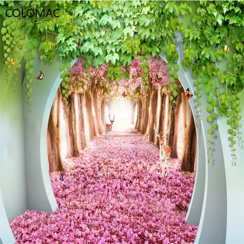 Colomac Custom 3D Cherry Blossom Deer Landscape Bedroom Girl Mural Home Decoration Landscape Flower Wallpaper Dropshipping
Colomac Custom 3D Cherry Blossom Deer Landscape Bedroom Girl Mural Home Decoration Landscape Flower Wallpaper Dropshipping