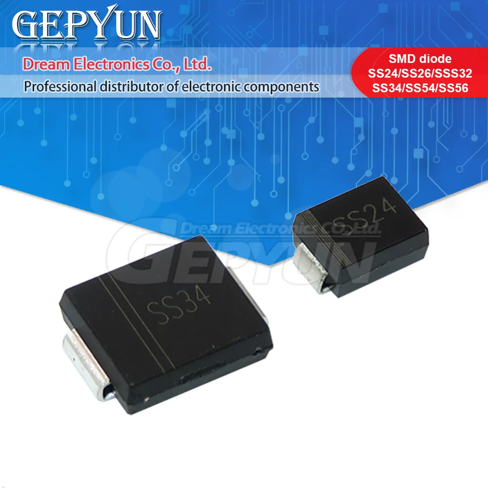 50 шт. SMB выпрямительные диоды Schottky SS24 SS26 SS32 SS34 SS54 SS56 SMC подходят для электроприборов
50 шт. SMB выпрямительные диоды Schottky SS24 SS26 SS32 SS34 SS54 SS56 SMC подходят для электроприборов